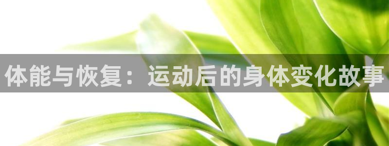 米兰体育：体能与恢复：运动后的身体变化故事